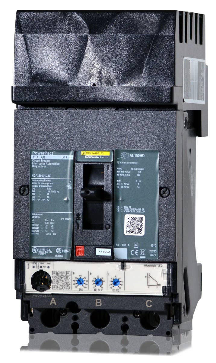 HDA36060U31 circuit breaker for residential and commercial panels, from ZAP Electric