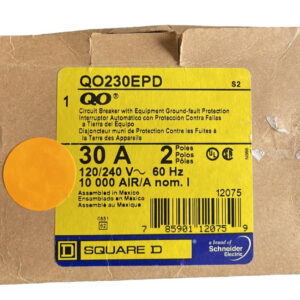QO230EPD circuit breaker for residential and commercial panels, from ZAP Electric