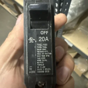 GE THQL1120 20A 1-Pole 120/240V Plug-In Breaker