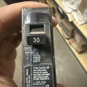 Siemens Q130 30A 1-Pole 120/240V Plug-In Breaker
